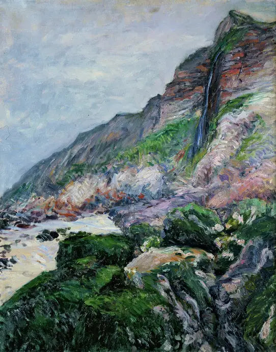 Klippe i Normandie - Gustave Caillebotte