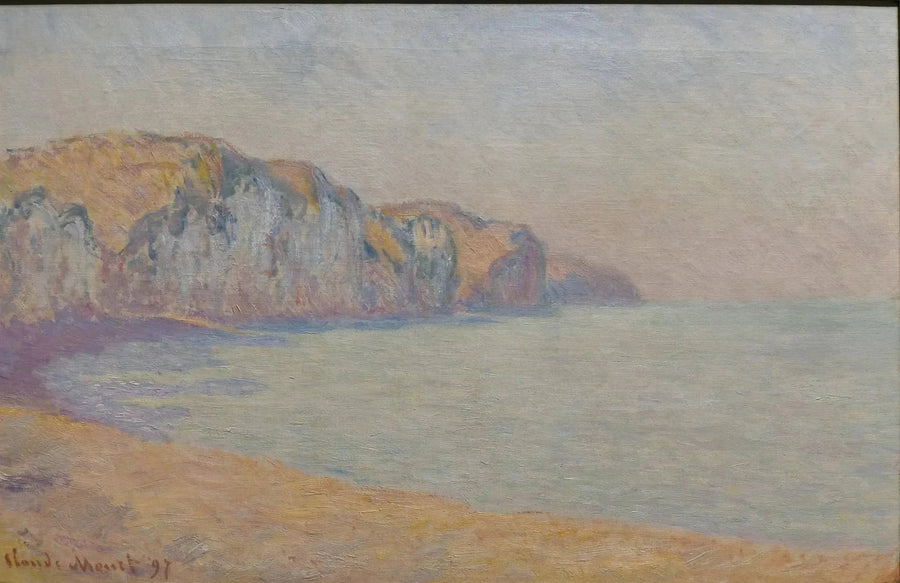 Pourville Cliff, om morgenen, Montreal W1442 - Claude Monet