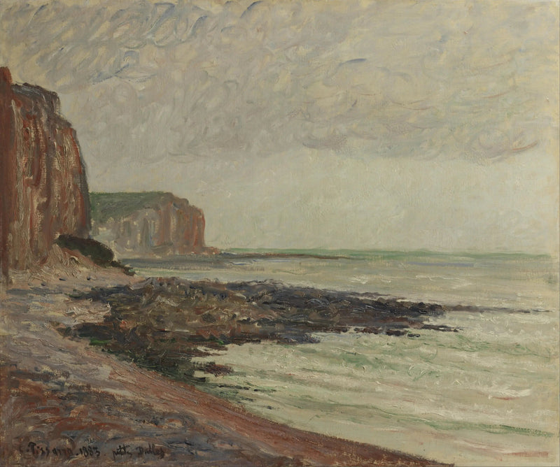 Klipper ved Petites-Dalles - Camille Pissarro