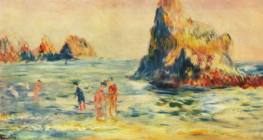 Klipper ved Guernsey - Pierre-Auguste Renoir