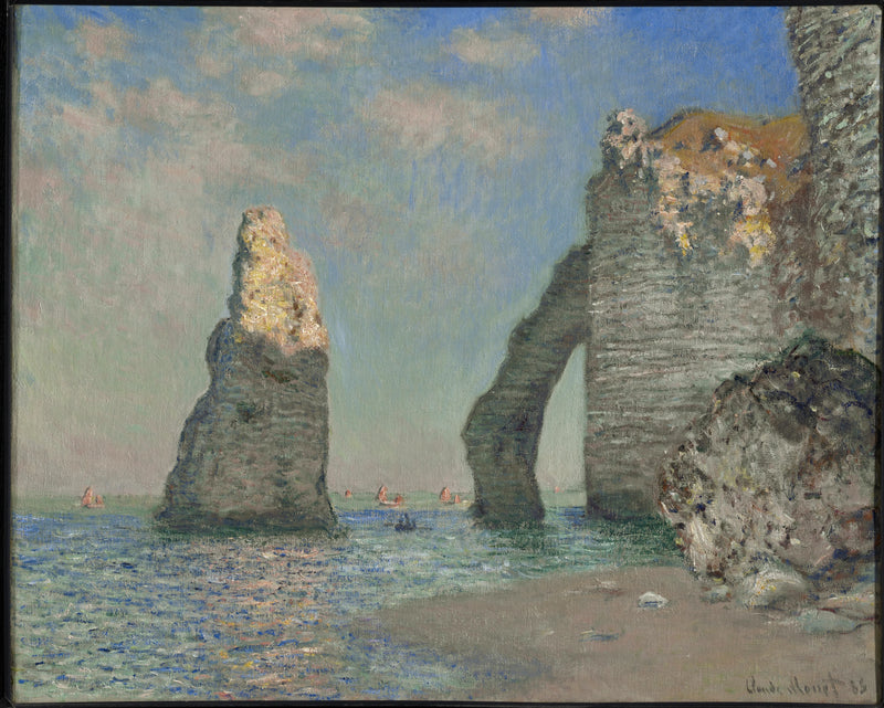 The Cliffs in Étretat W1034 - Claude Monet