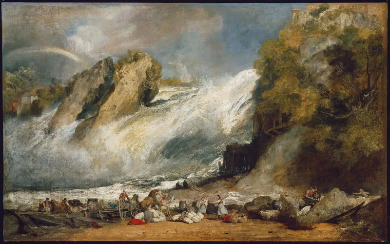 Fallet av Rhinen ved Schaffhausen - J. M. W. Turner