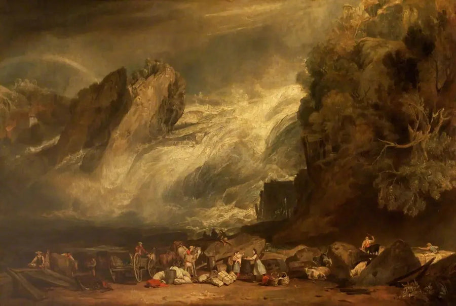 Rhinen faller ved Schaffhausen - J. M. W. Turner