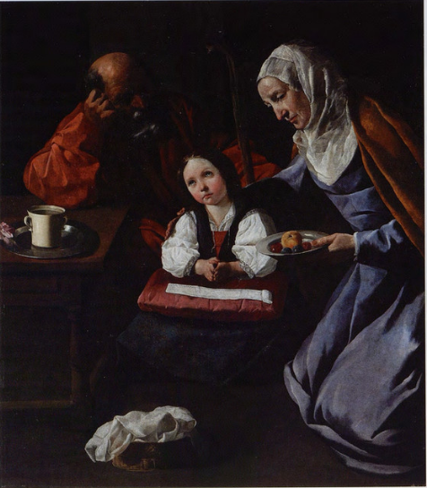 Jomfruens familie - Francisco de Zurbarán