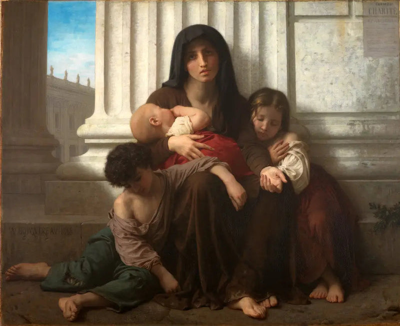 Indigente familie - Bouguereau
