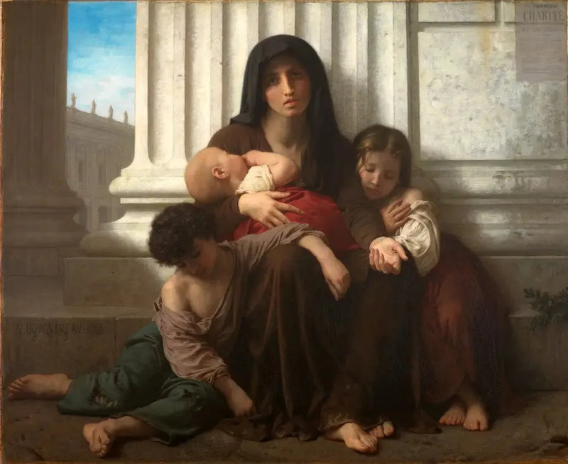 Indigente familie - Bouguereau