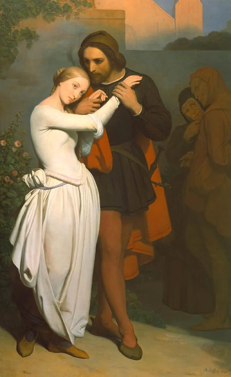 Faust og Margarete (Forførelse) - Ary Scheffer