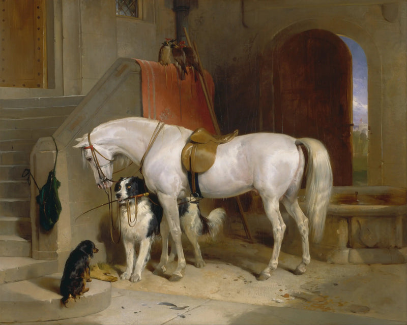 Favoritter, eid av S.A.R. prins George av Cambridge - Edwin Henry Landseer

Source:
Favoris, propriété de S.A.R. le prince George de Cambridge - Edwin Henry Landseer