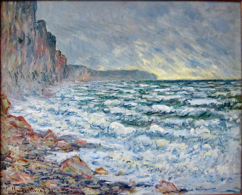 Fécamp, kystlinje - Claude Monet