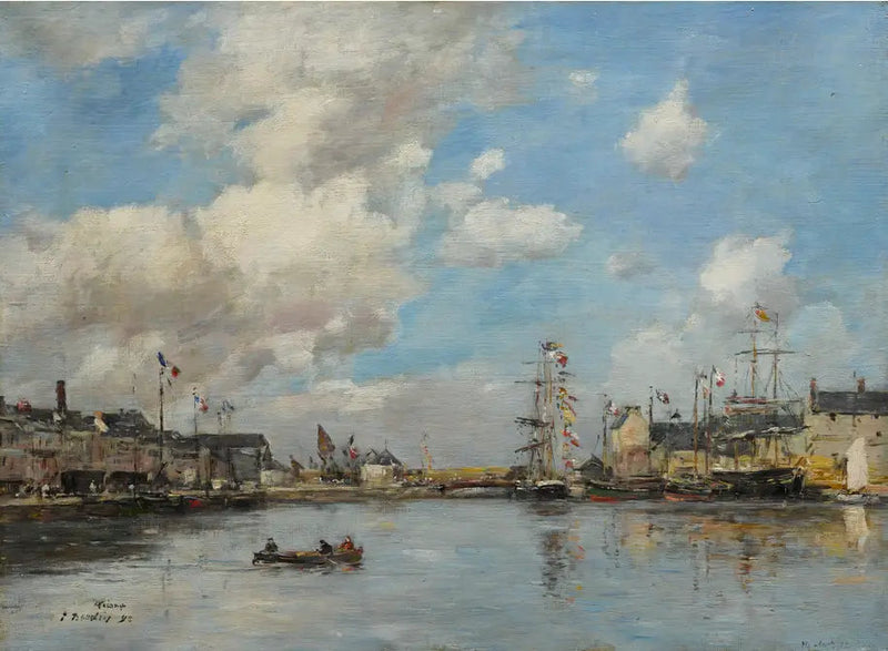 Fécamp, bassenget - Eugène Boudin