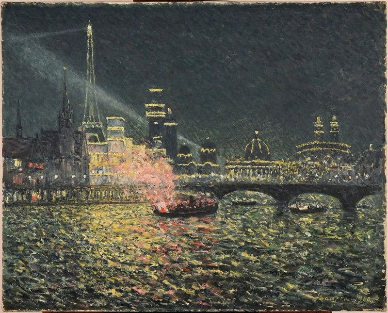 Nattlig eventyr: verdensutstilling i 1900, Paris - Maxime Maufra