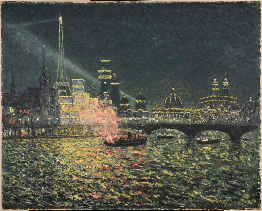 Nattlig eventyr: verdensutstilling i 1900, Paris - Maxime Maufra