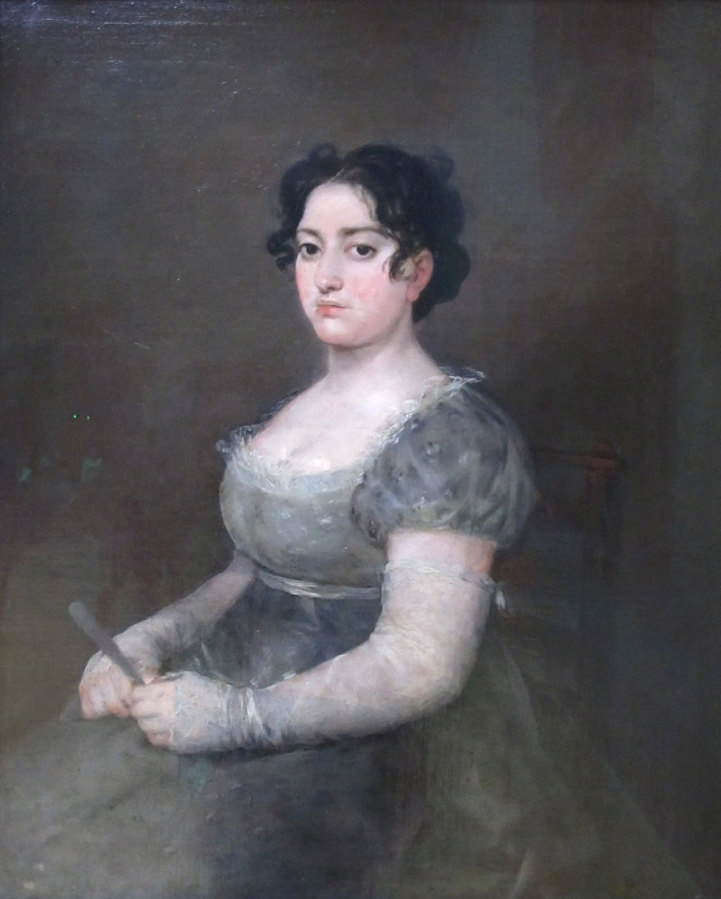 Kvinne med vifte - Francisco de Goya