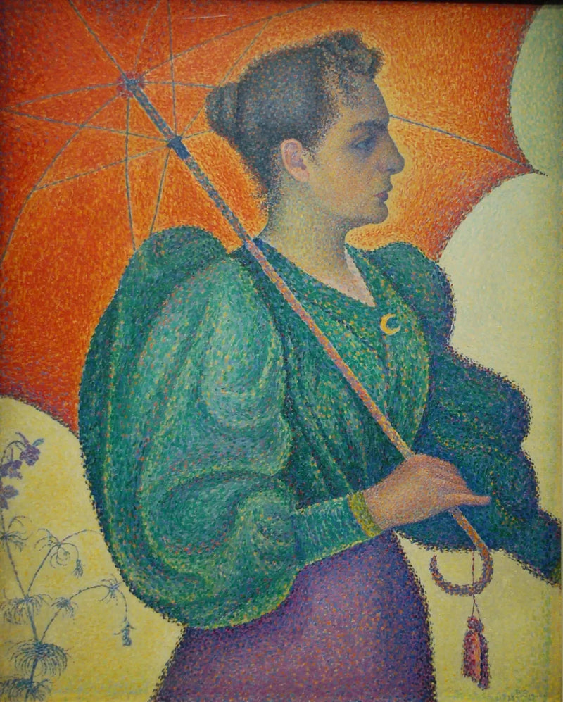 Kvinne med paraply - Paul Signac