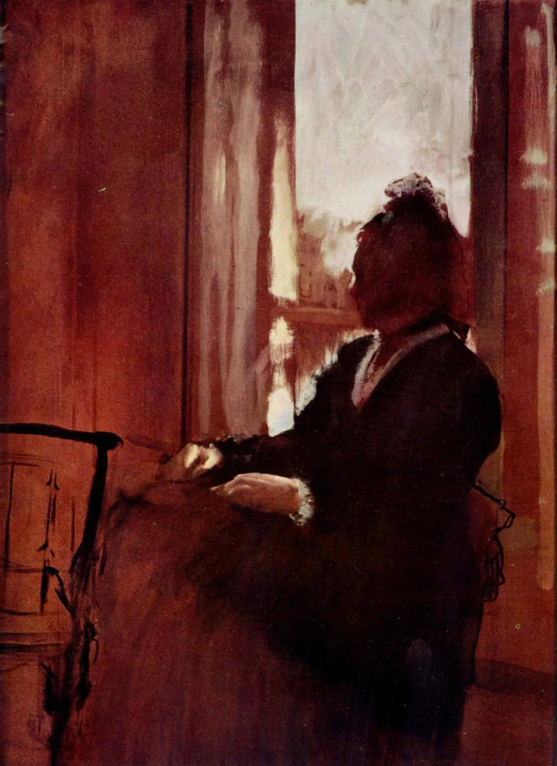 Kvinne ved vinduet - Edgar Degas