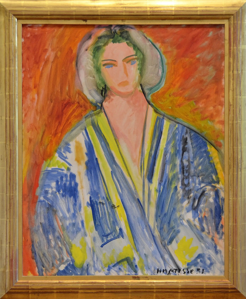 Kvinne i blå gandoura - Henri Matisse
