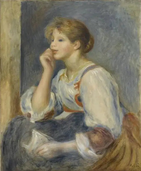 Kvinne med brevet - Pierre-Auguste Renoir