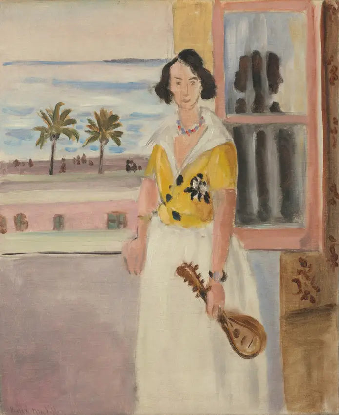 Kvinne med mandolin - Henri Matisse