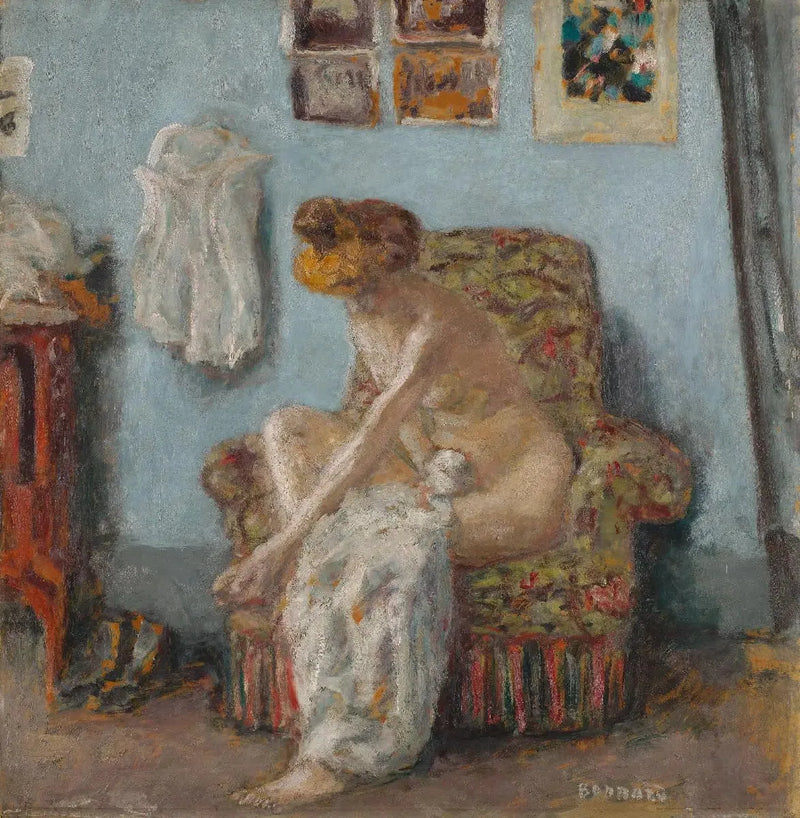 Kvinne ved sitt toalett - Pierre Bonnard
