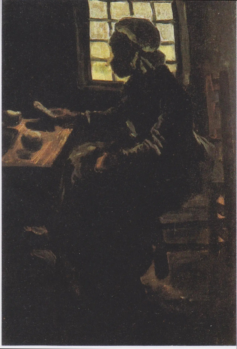 Kvinne ved bordet - Vincent van Gogh