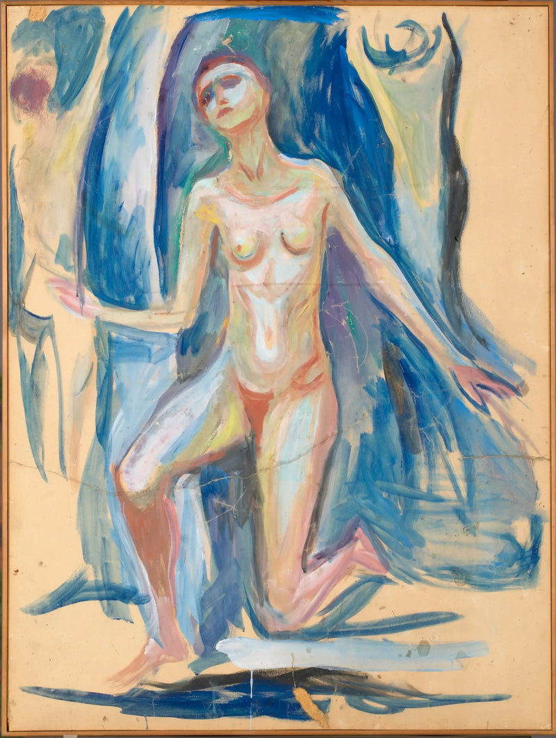 Kvinne på kne - Edvard Munch