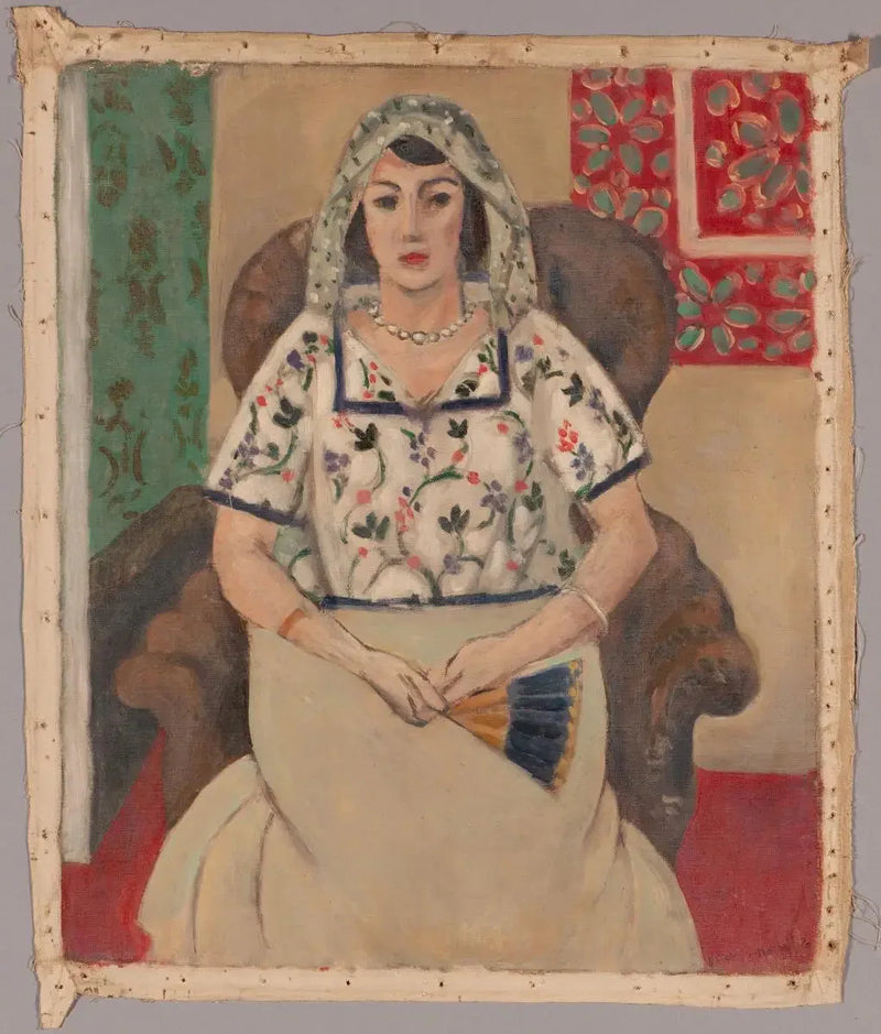 Kvinne som sitter i en stol - Henri Matisse