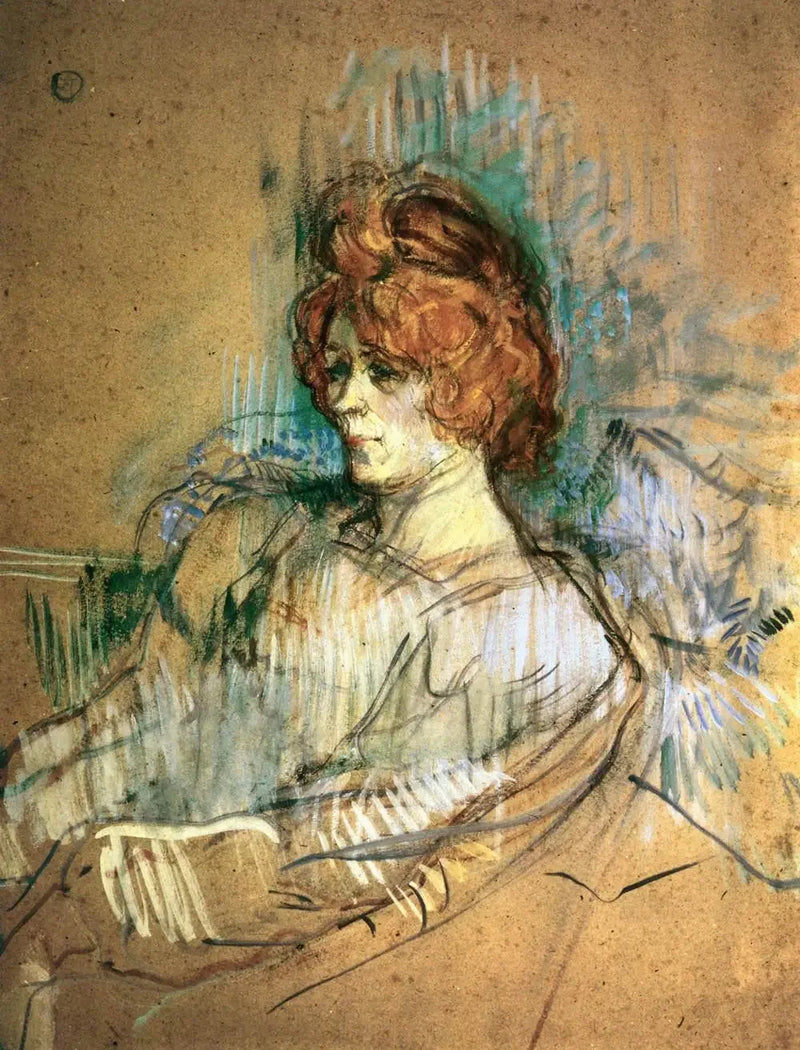 Kvinne som sitter - Henri de Toulouse-Lautrec
