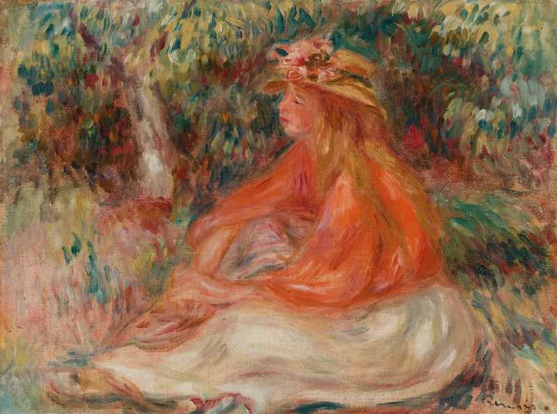 Sittende kvinne (Sealed Woman) - Pierre-Auguste Renoir