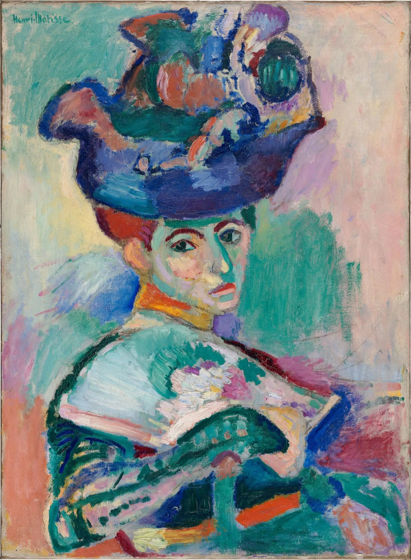 Kvinne med hatt - Henri Matisse