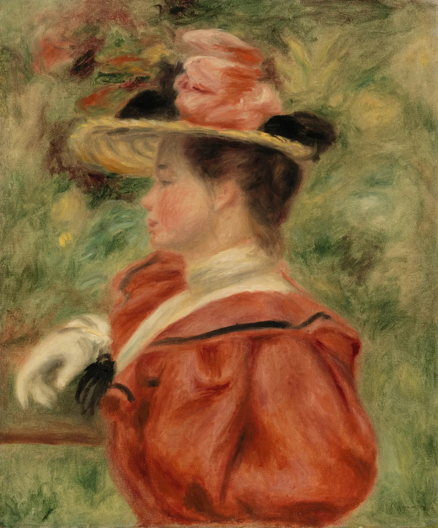 Kvinne med hanske - Pierre-Auguste Renoir