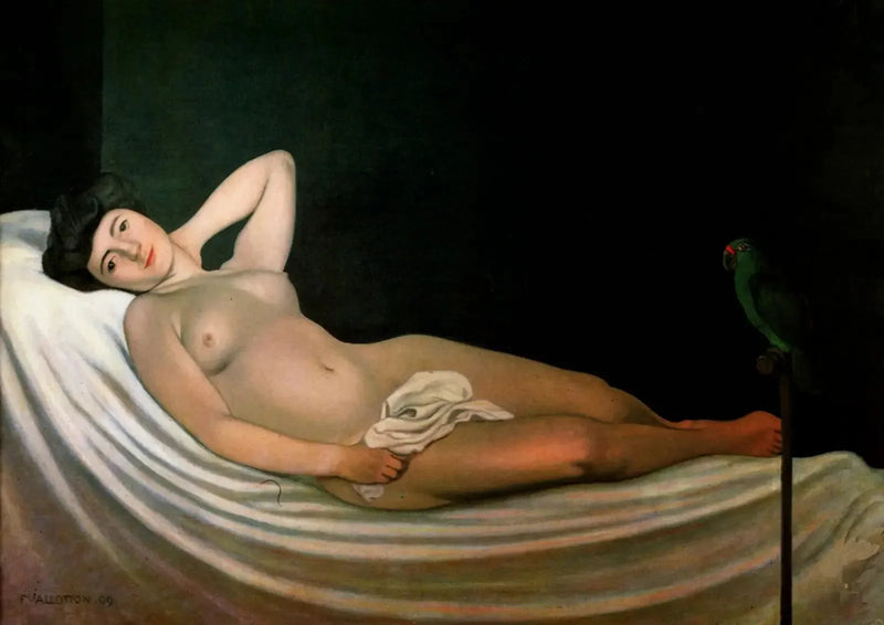 Kvinne med papegøye - Félix Vallotton

Source:
Femme au perroquet - Félix Vallotton
