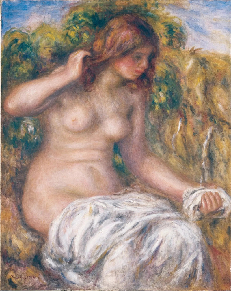 Kvinne om våren - Pierre-Auguste Renoir