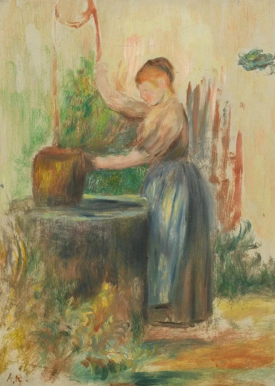 Kvinne ved brønnen - Pierre-Auguste Renoir
