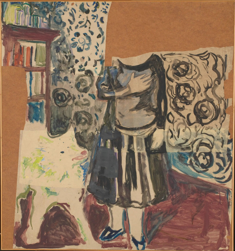 Kvinne med samojed - Edvard Munch