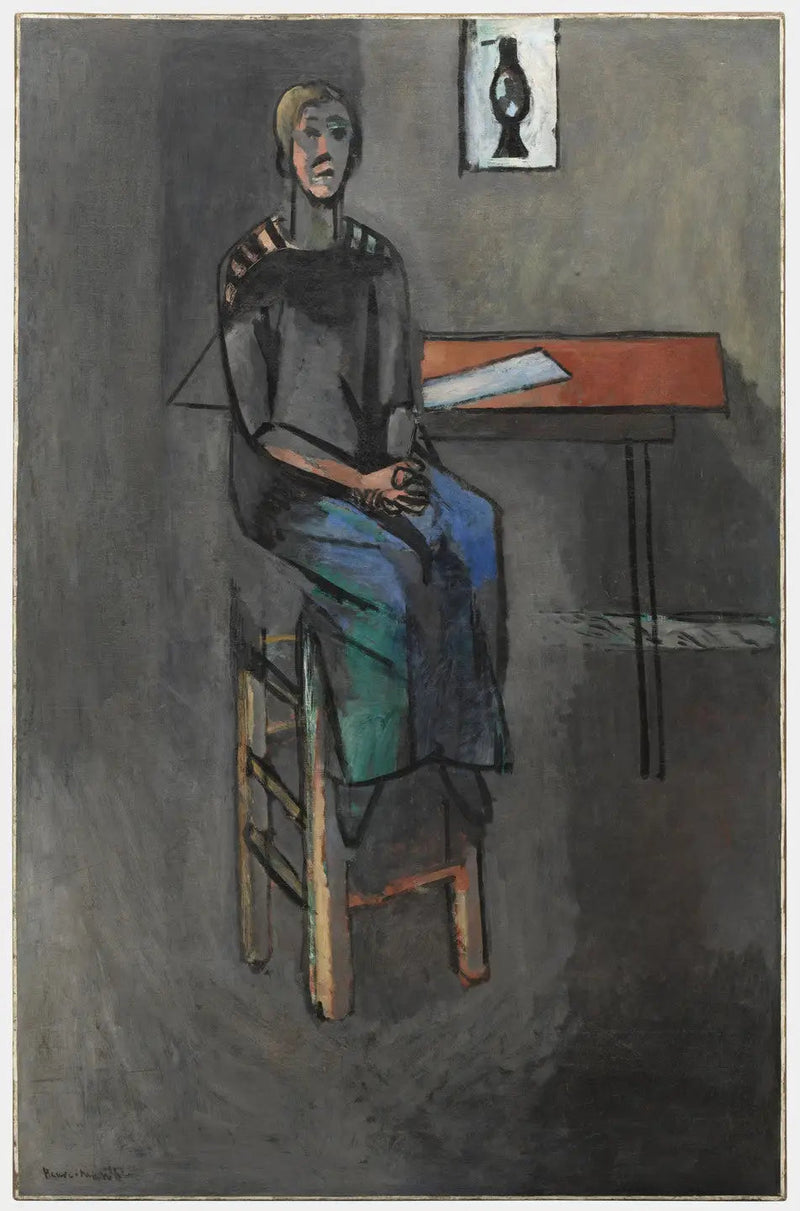 Kvinne på krakk - Henri Matisse