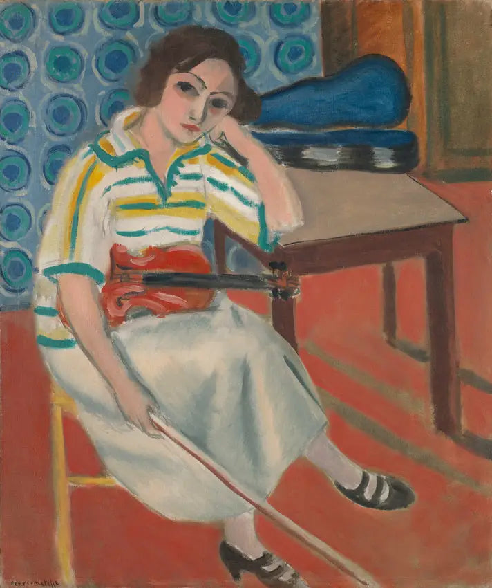 Kvinne med fiolin - Henri Matisse