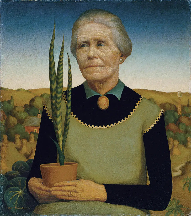 Kvinne med planter - Grant Wood

Source:
Femme aux plantes - Grant Wood