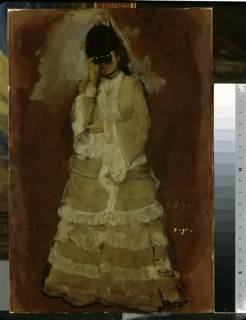 Kvinne med teaterkikkert - Edgar Degas