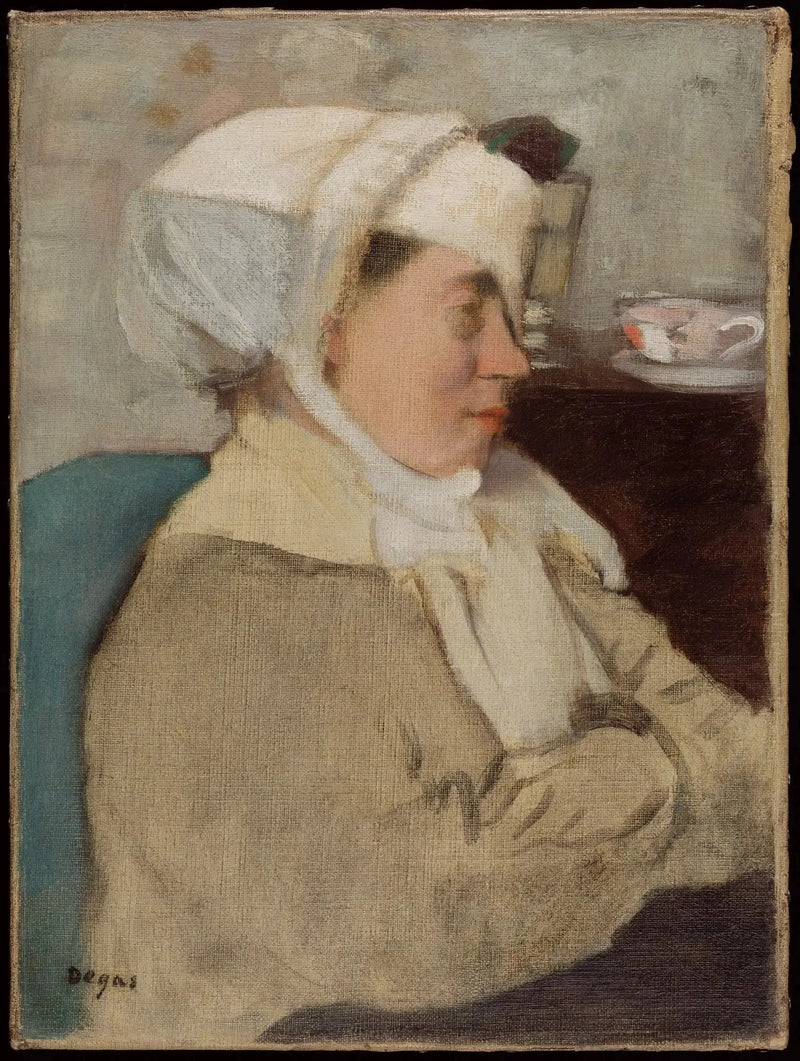 Kvinne med bandasje - Edgar Degas