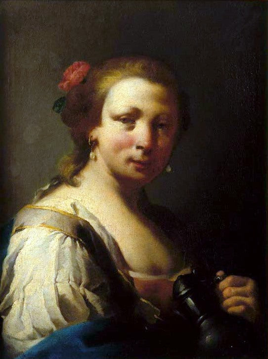 Kvinne med en krukke - Giovanni Battista Piazzetta