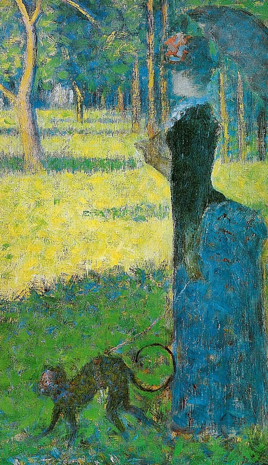 Kvinne med en ape - Georges Seurat