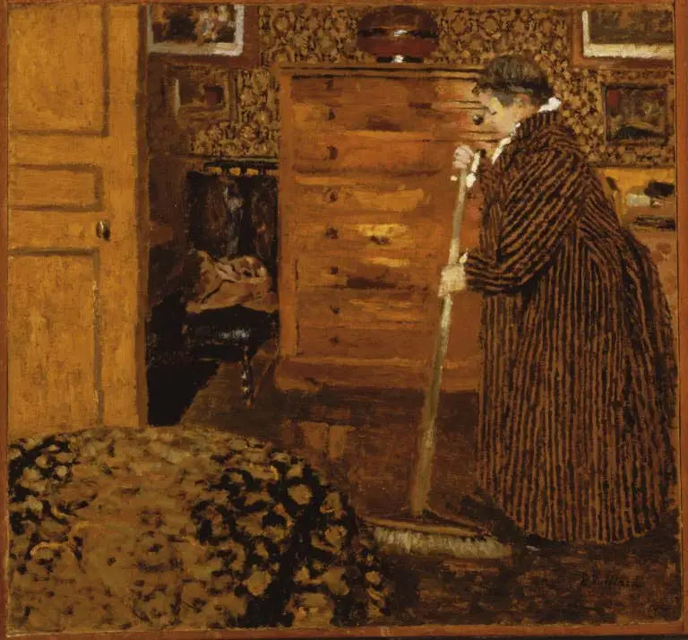 Kvinne som feier - Édouard Vuillard
