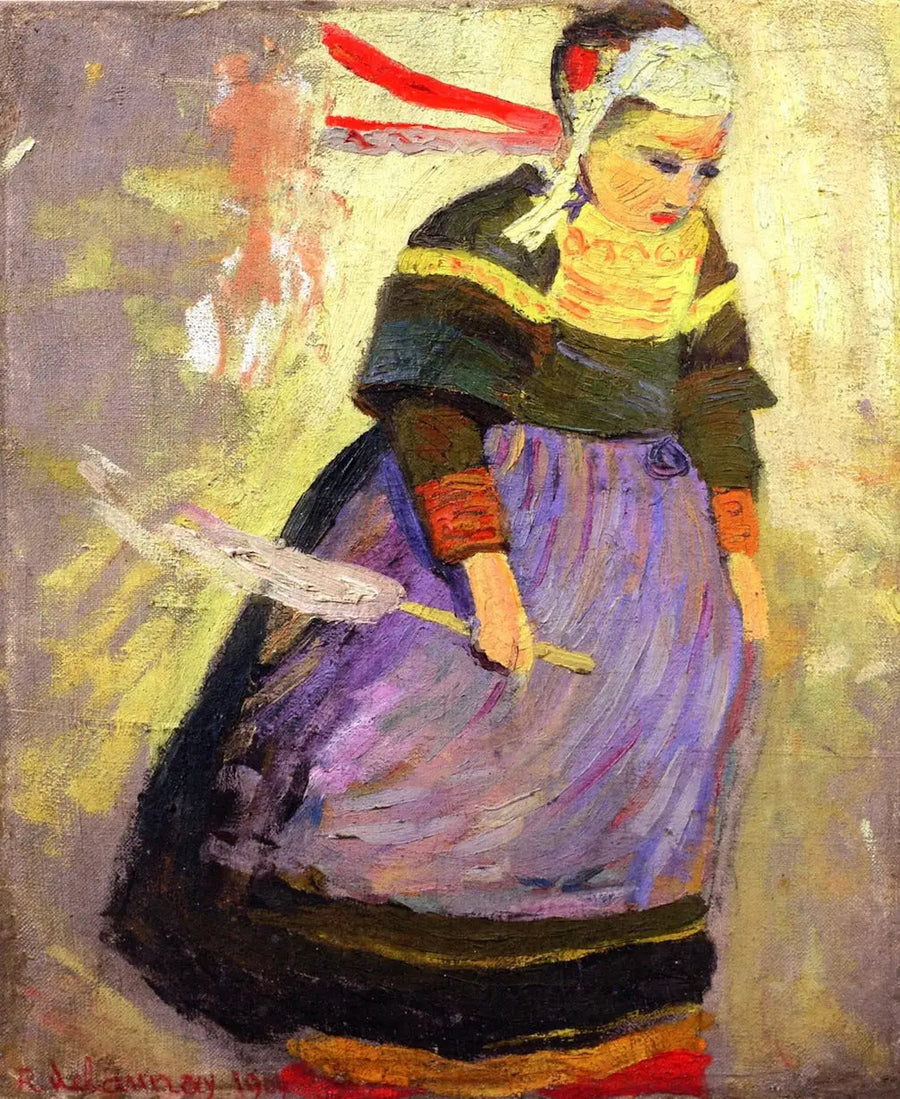 Breton kvinne - Robert Delaunay