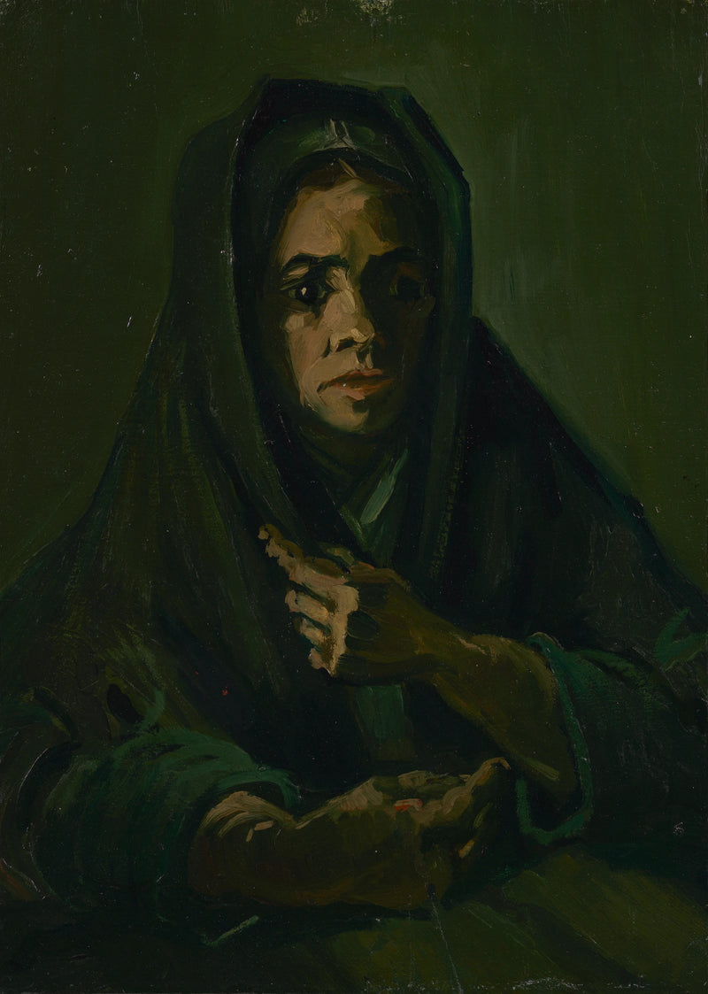Kvinne med sorgskjerf - Vincent van Gogh
