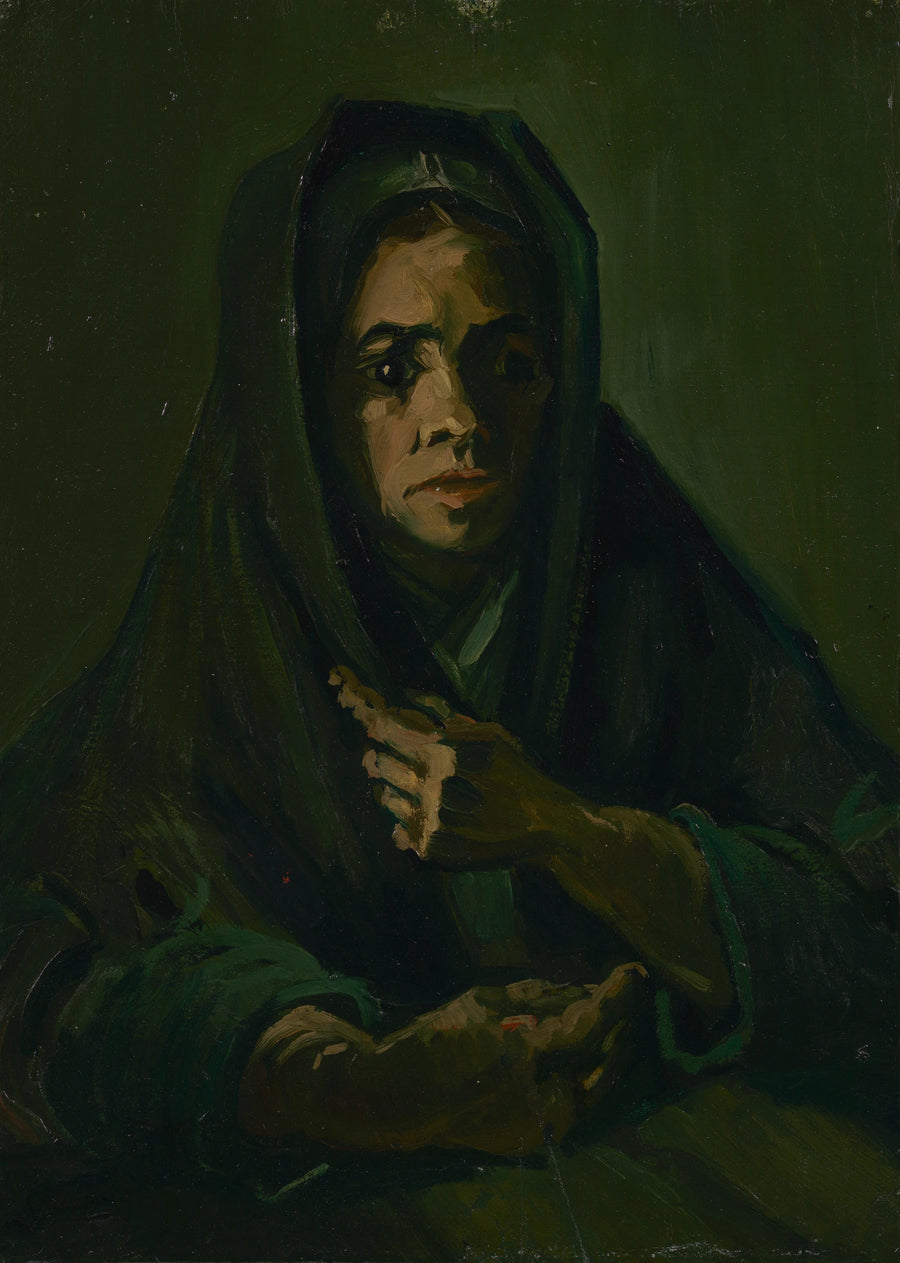 Kvinne med sorgskjerf - Vincent van Gogh