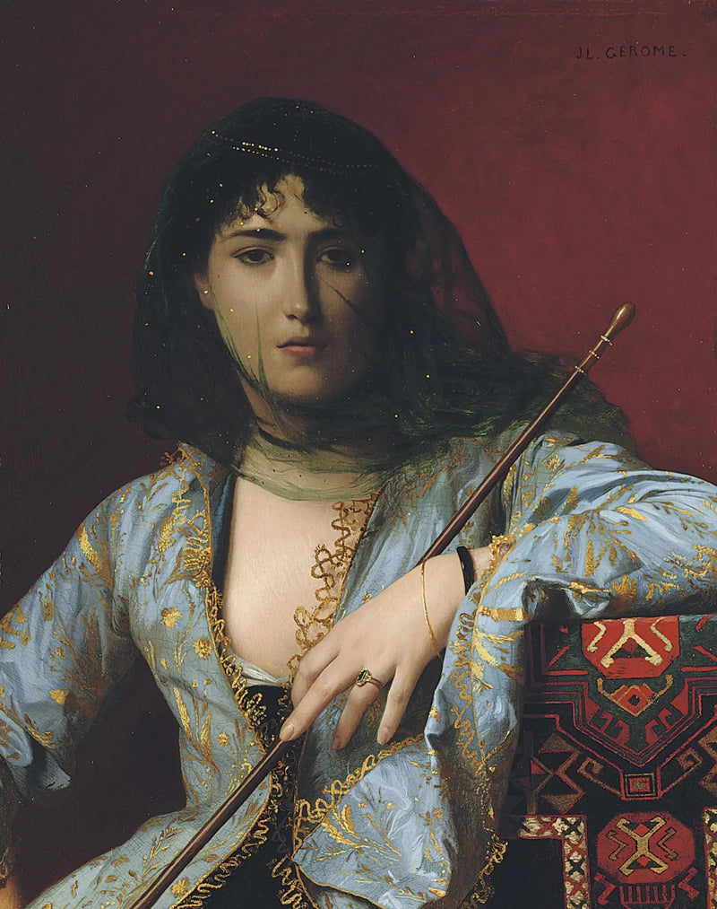 Syrisk kvinne med slør - Jean-Léon Gérôme