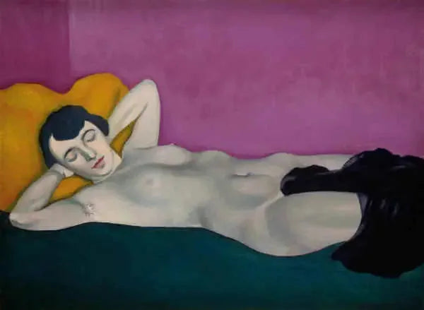 Kvinne som ligger på lilla bakgrunn - Félix Vallotton

Source:
Femme couchée sur fond violet - Félix Vallotton