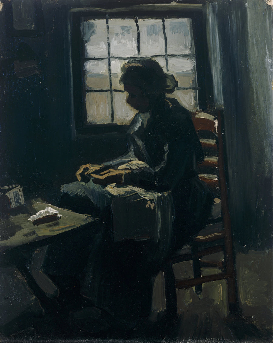 Kvinne som syr - Vincent van Gogh