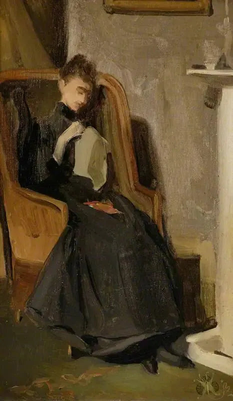 Kvinne som syr - James Abbott McNeill Whistler