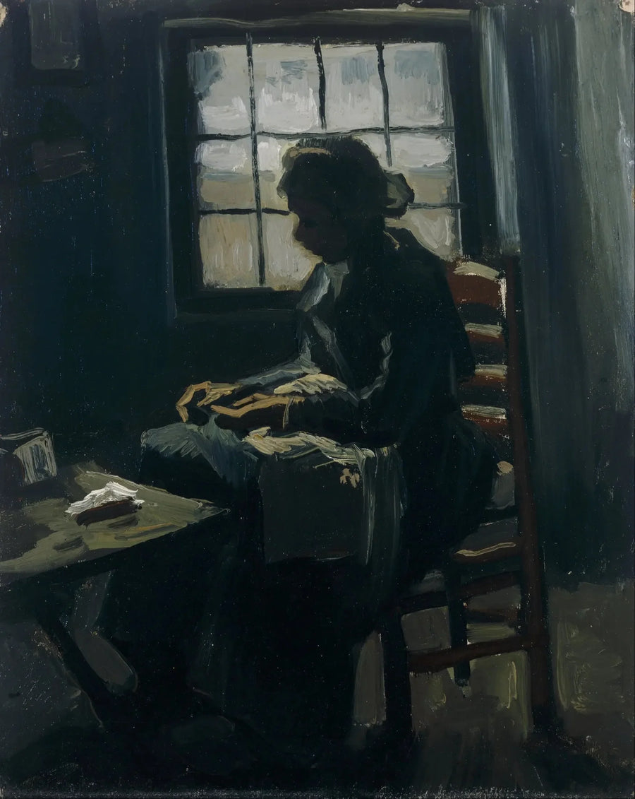 Kvinne som syr - Vincent van Gogh